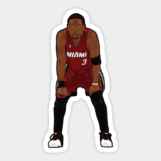 D-Wade Sticker by iTwistedSpartan